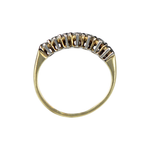 Load image into Gallery viewer, 18kt Yellow Gold Eternity Ring with 7 Round Cut Diamonds