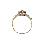 Load image into Gallery viewer, 9kt Yellow Gold Cluster Ring with 13 Round Cut Zircons