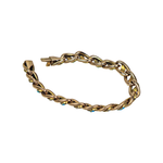 Load image into Gallery viewer, 14kt Yellow Turquoise and Pearl Bracelet