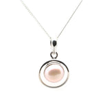 Load image into Gallery viewer, Sundari Sterling Silver Pendent with a Cabochon gemstone
