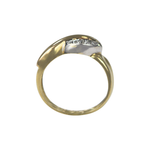 Load image into Gallery viewer, Unique Design of 18ct Yellow Gold Cubic Zirconia Cluster Ring
