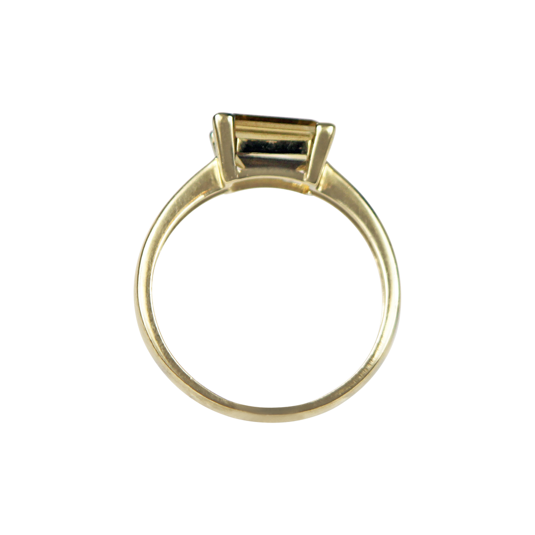 9ct Yellow Gold Citrine 0.75ct Solitaire Ring