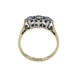 Load image into Gallery viewer, 9ct Yellow and White Gold Trinity Ring with 3 Round Cut Diamonds
