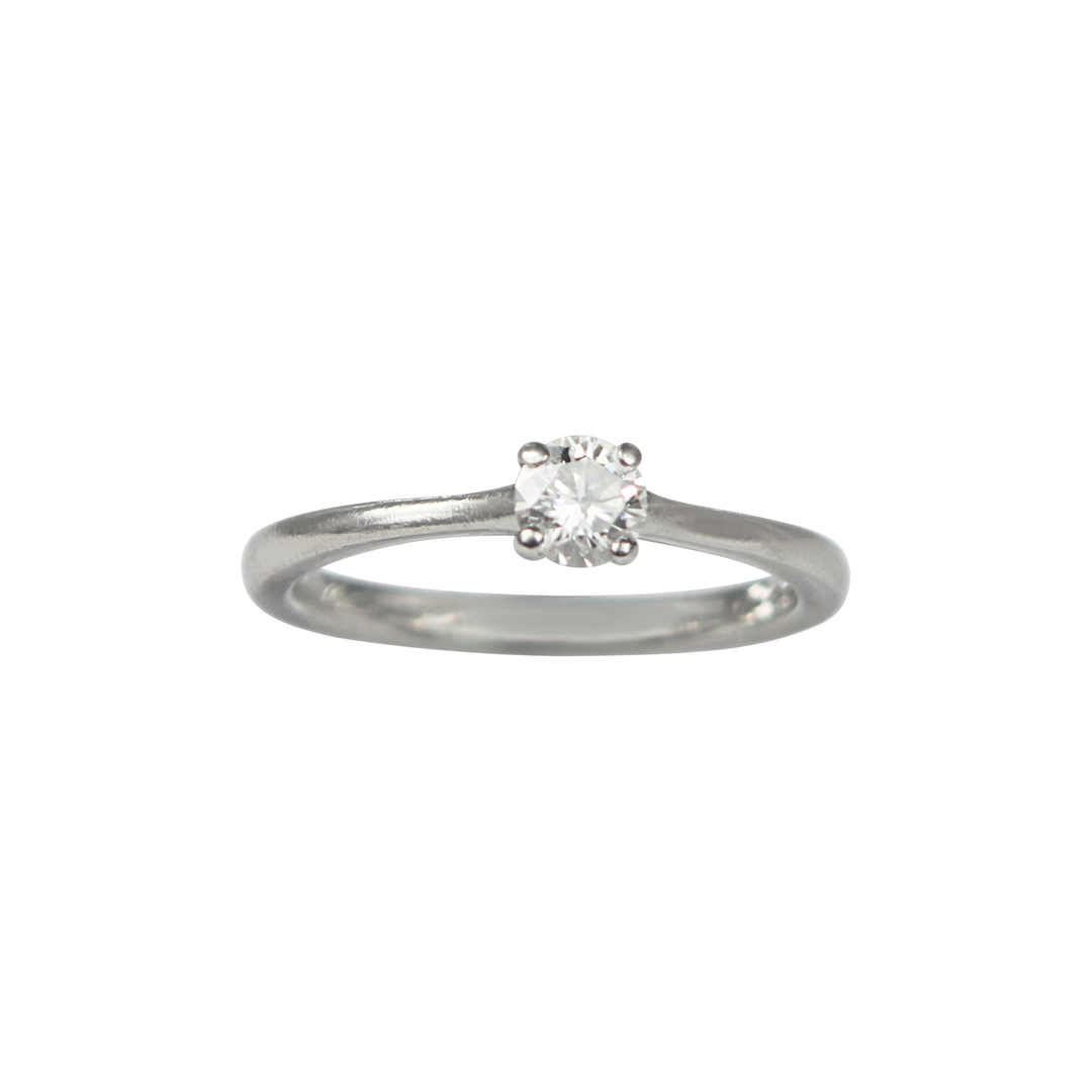 Platinum Diamond Solitaire Ring