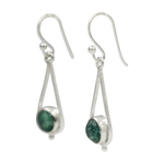 Load image into Gallery viewer, Sundari Sterling Silver Drop Earrings (Gemstone or Freshwater Pearls)
