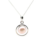 Load image into Gallery viewer, Sundari Sterling Silver Pendent with a Cabochon gemstone
